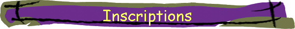 Inscriptions